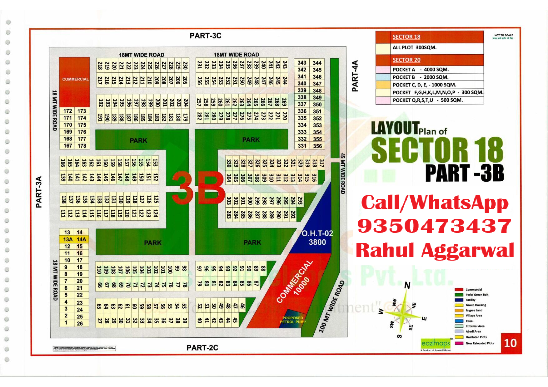 amuna Authority Sector 18 Pocket 3B- Yamuna Expressway Yeida plots