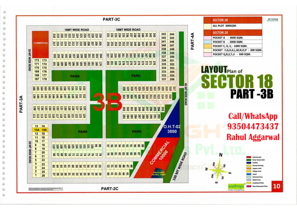 Yamuna Authority Sector 18 Pocket 3B- Yamuna Expressway Yeida plots