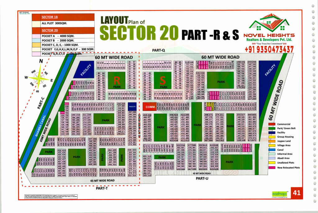 Yamuna Authority Sector 20 Pocket R & S-Yamuna Expressway YEIDA Plots