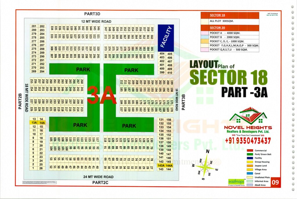 Yamuna Authority Sector 18 Pocket 3A-Yamuna Expressway Yeida plots