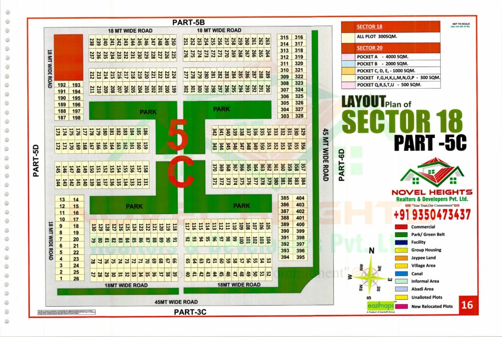 Yamuna Authority Sector 18 Pocket 5C-Yamuna Expressway YEIDA Plots