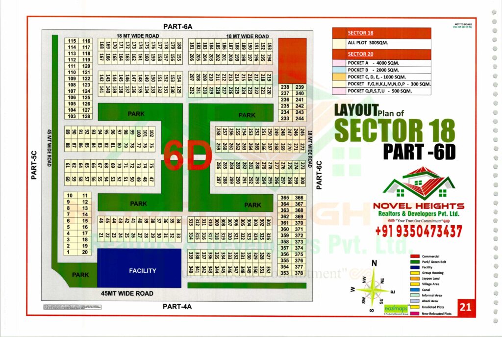 Yamuna Authority Sector 18 Pocket 6D-Yamuna Expressway YEIDA plots
