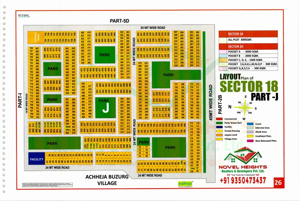 Yamuna Authority Sector 18 Pocket J-Yamuna expressway YEIDA plots