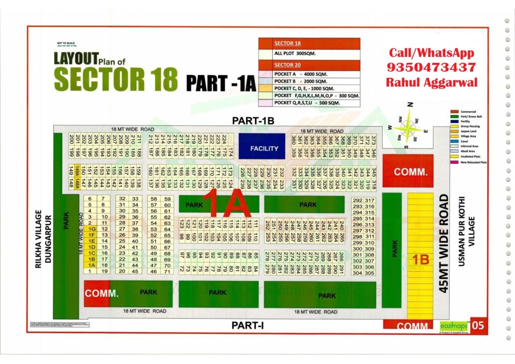 YEIDA Sector 18 Pocket 1A -yamuna expressway yeida plots