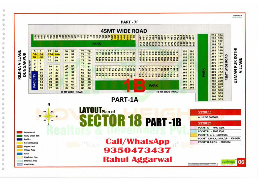 Yamuna Authority Sector 18 Pocket 1B-yamuna expressway YEIDA plots