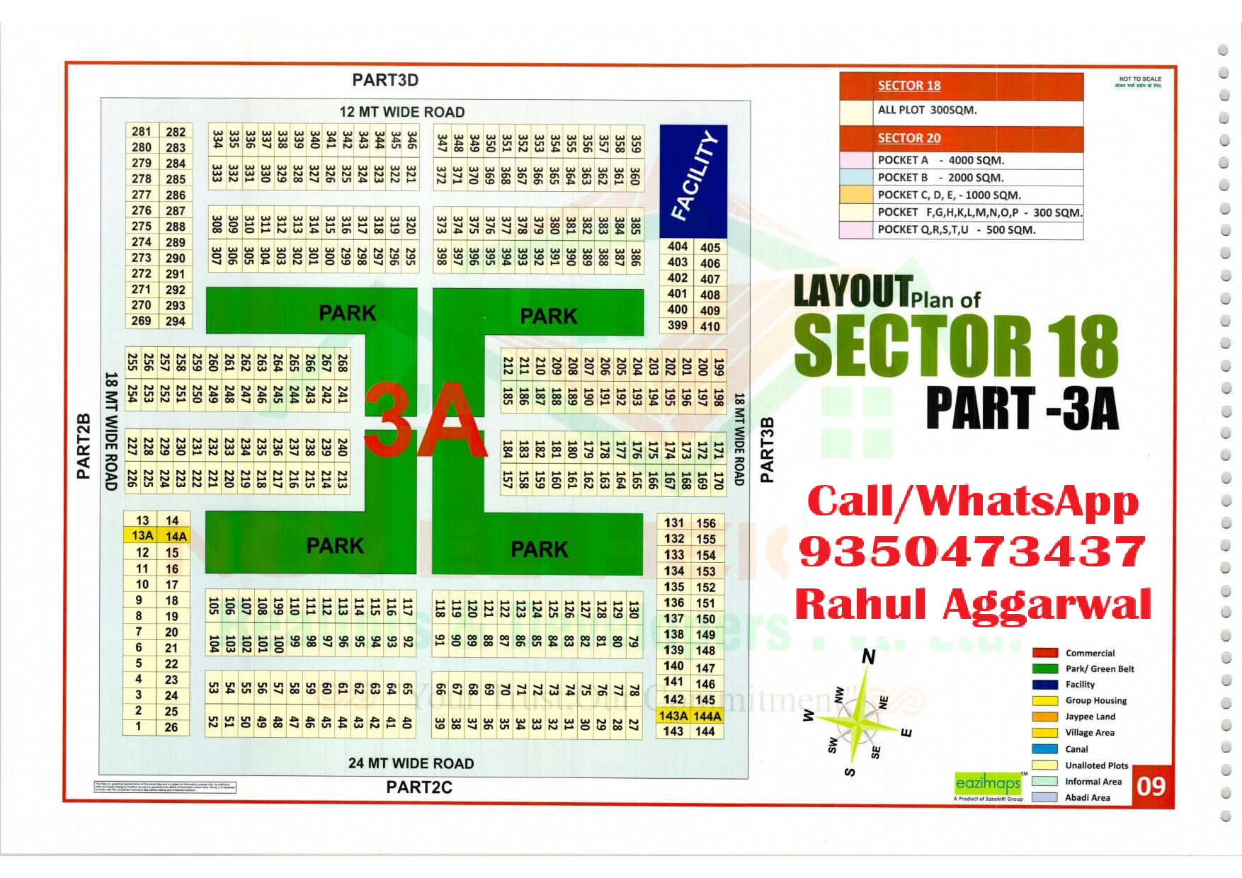 Yamuna Authority Sector 18 Pocket 3A-Yamuna Expressway Yeida plots