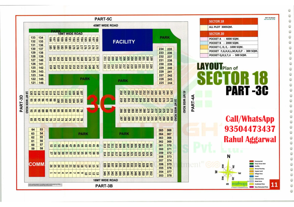 Yamuna Authority Sector 18 Pocket 3C-yamuna expressway yeida plots
