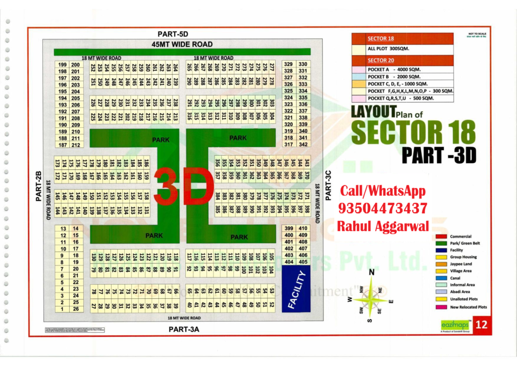 Yamuna Authority Sector 18 Pocket 3D-yamuna expressway yeida plots