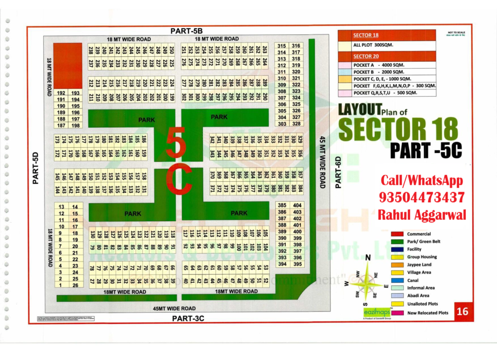 Yamuna Authority Sector 18 Pocket 5C-Yamuna Expressway YEIDA Plots