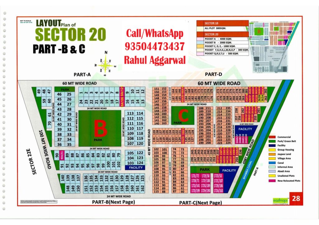 Yamuna Authority Sector 20 Pocket B & Yamuna Expressway YEIDA plots