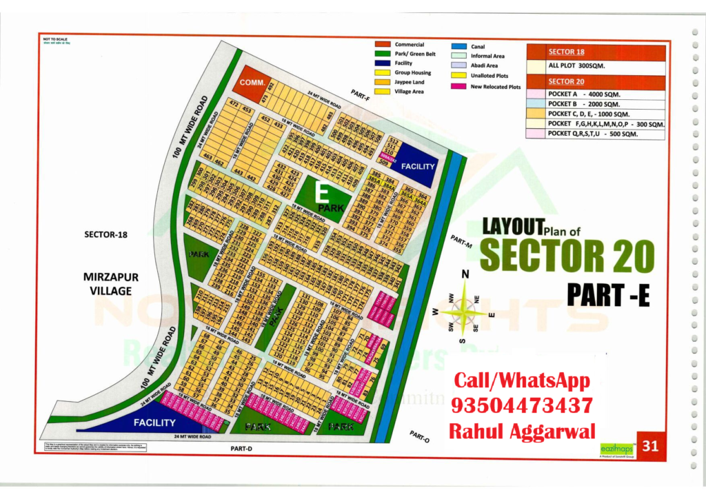 Yamuna Authority Sector 20 Pocket E-yamuna expressway yeida plots