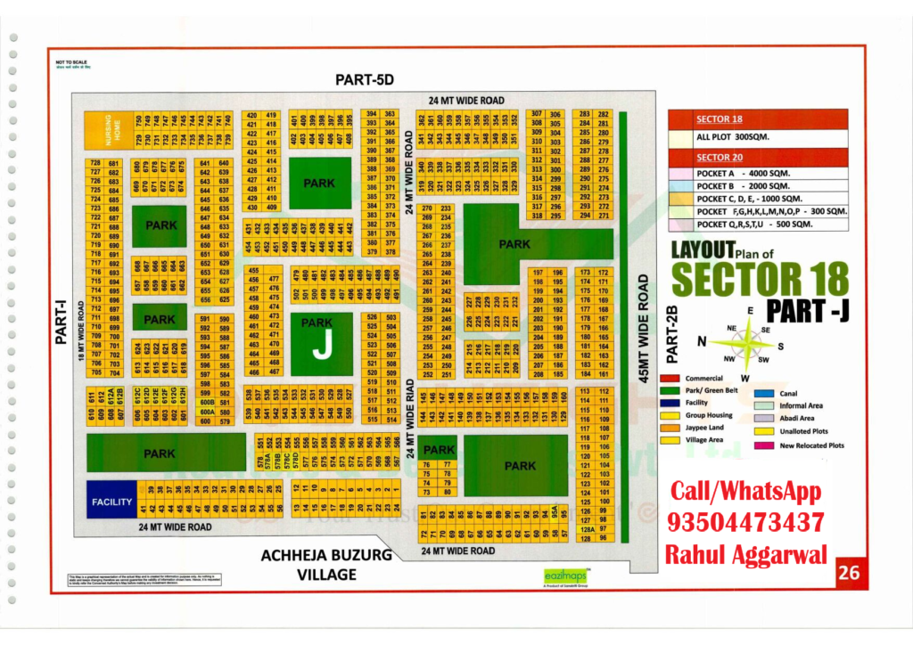 Yamuna Authority Sector 18 Pocket J-Yamuna expressway YEIDA plots