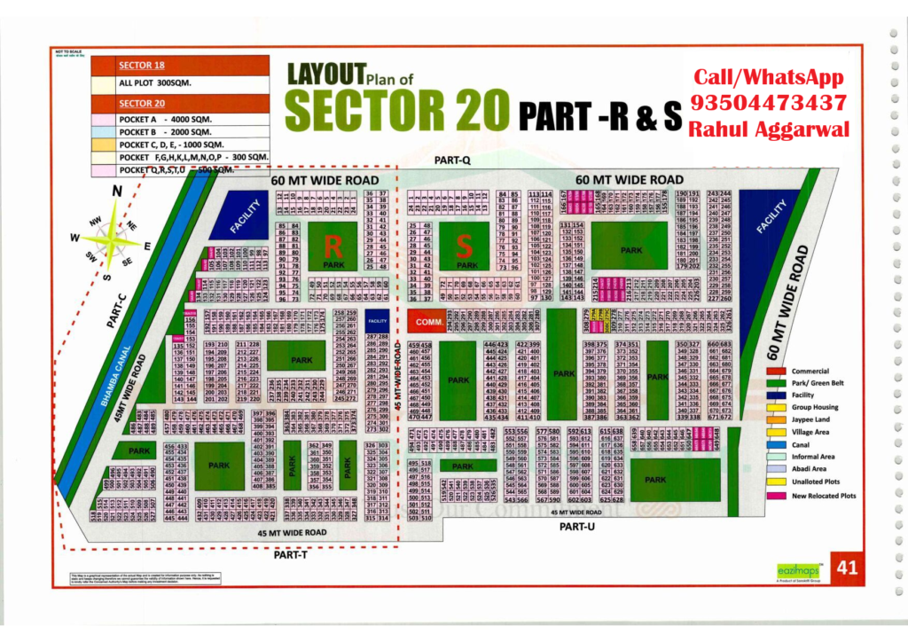 Yamuna Authority Sector 20 Pocket R & S-Yamuna Expressway YEIDA Plots